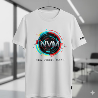 Camiseta "Evolución Conectada" (Blanca con Anillos Dinámicos)